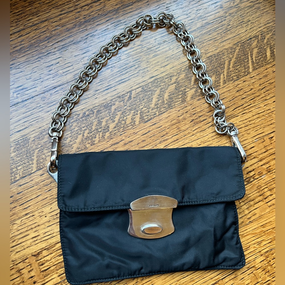 Black Prada Wallet Purse